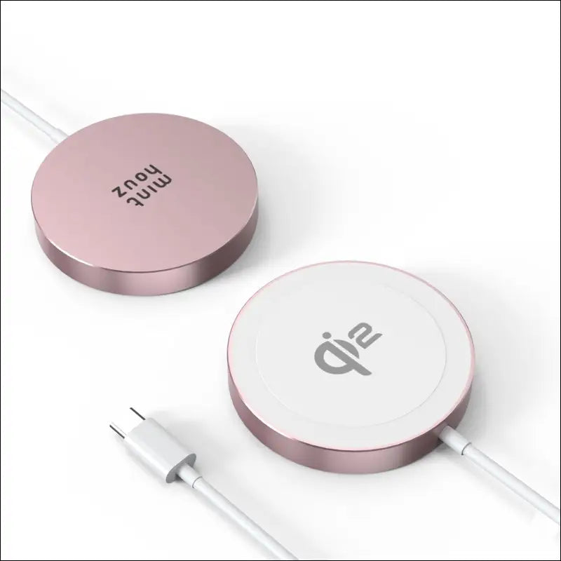 Qi2 Magnetic Wireless Charger, Minthouz 15W Fast Charging iPhone Wireless Charger, Mag Safe Wireless Charging Pad for iPhone 16/15/14/13/12 Series, Airpods and Qi-Enabled...