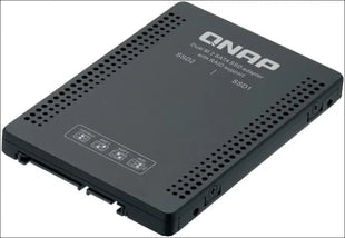 QNAP Dual M.2 SATA SSD to 2.5” SATA RAID Adapter Converter - 2 x M.2 2280 SSD to 3.5” SATA Adapter with RAID Support for PC and NAS. (QDA-A2MAR)