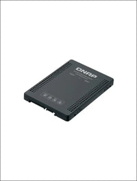 QNAP Dual M.2 SATA SSD to 2.5” SATA RAID Adapter Converter - 2 x M.2 2280 SSD to 3.5” SATA Adapter with RAID Support for PC and NAS. (QDA-A2MAR)