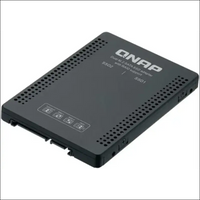 QNAP Dual M.2 SATA SSD to 2.5” SATA RAID Adapter Converter - 2 x M.2 2280 SSD to 3.5” SATA Adapter with RAID Support for PC and NAS. (QDA-A2MAR)