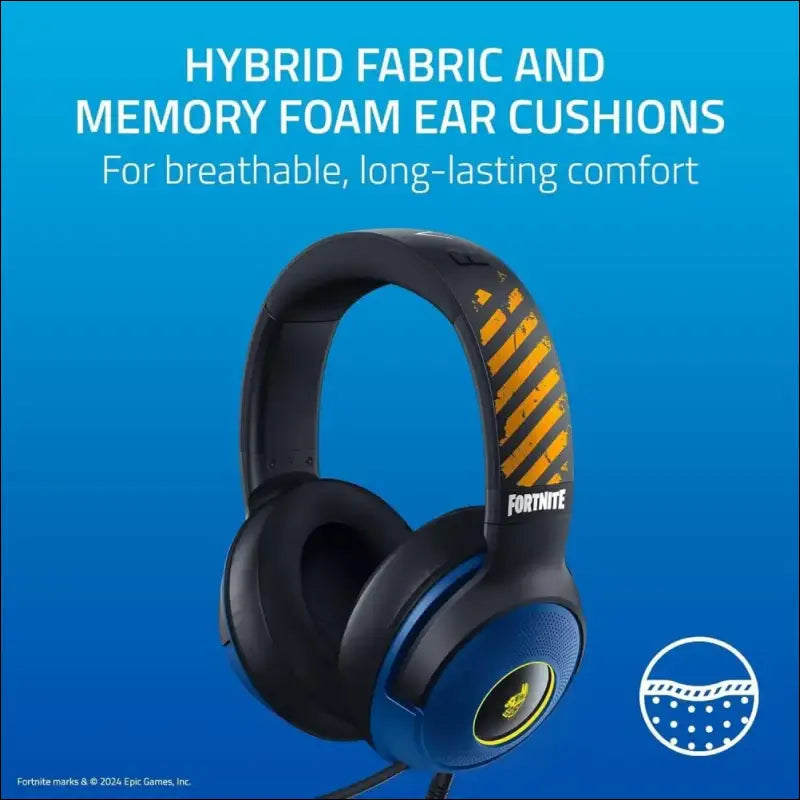 Razer Kraken V3X Fortnite Edition Wired USB Gaming Headset