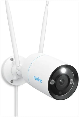 REOLINK 4K WiFi 6 Home Security Camera, 2.4 / 5GHz Wi-Fi Surveillance Cam Outdoor Plug in, Human/Vehicle/Pet Detection, Color Night Vision,Two-Way