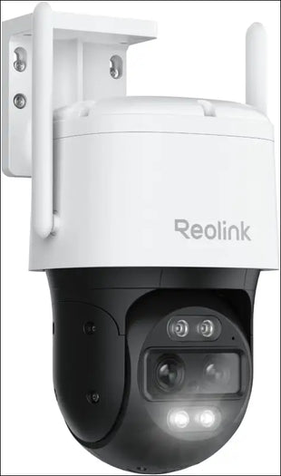 REOLINK 4K Wired WiFi Outdoor Camera, 8MP Dual Lens Security Cam, 360 PTZ Auto Tracking, 2.4 / 5GHz Smart Person/Vehicle Detection, 6X Hybrid Zoom,