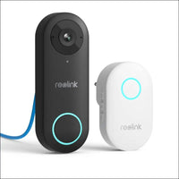 REOLINK Video Doorbell Camera with Chime, Wired PoE IP Security Cam Outdoor, 5MP 180° Diagonal, Two-Way Talk, Humanoid Detection, Plug & Play, Secured Local Storage, No Monthly...
