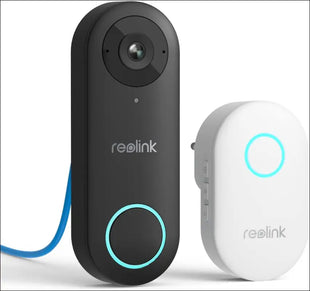 REOLINK Video Doorbell Camera with Chime, Wired PoE IP Security Cam Outdoor, 5MP 180° Diagonal, Two-Way Talk, Humanoid Detection, Plug & Play,