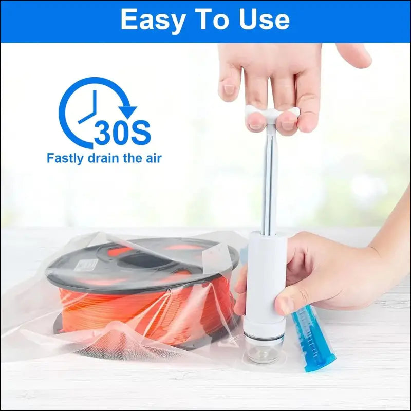Reusable 3D Filament Vacuum Bag Kit