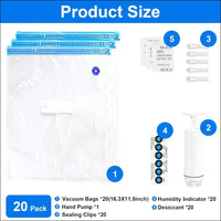 Reusable 3D Filament Vacuum Bag Kit