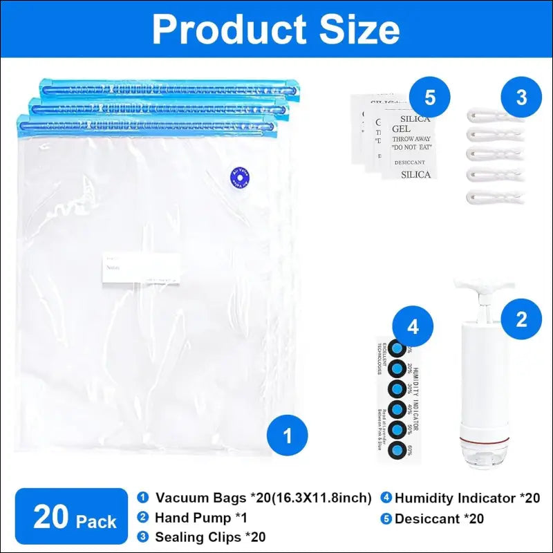 Reusable 3D Filament Vacuum Bag Kit