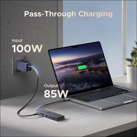 Revodok Pro 106 USB C Hub 10Gbps, 6-in-1 Multiport Adapter with HDMI 4K@60Hz Display, 2 Type A and C 3.2 Data Ports, 100W PD for M4 MacBook, iPad, HP Laptops, Mac Mini, iPhone 16/15