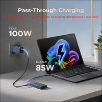 Revodok Pro 207 USB C Docking Station Dual Monitor, 7-in-1 Dock with 4K@60Hz HDMI, 10Gbps 2 Type C and A Data Ports, 100W PD Port for PC, Laptop, Dell XPS, HP, Thinkpad, and More
