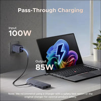 Revodok Pro 2102 USB C Docking Station Dual Monitor, 10 in 1 Dock with 4K@60Hz HDMI Display, Type A&C 3.2 Ports, SD/TF Card Reader, PD 100W Charging, Gigabit Ethernet Adapter for Laptop