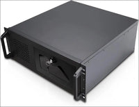 Rosewill 4U Server Chassis 9 Bay Server Case 7X 3.5 + 2X 5.25 HDD ATX Rackmount Server Case Include Front 1x 120mm Fan
