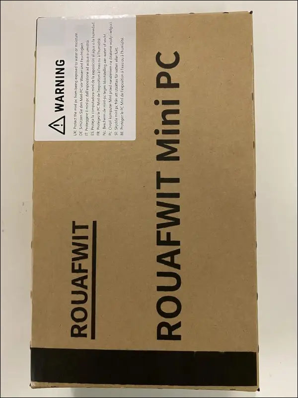 ROUAFWIT Mini PC N100 NAS 4 Bay Soft Router 3-in-1, DDR5 8G RAM 128G NVME SSD Office Desktop Micro Computer Network Storage, 2 x i226V 2.5GbE, Dual Fan, SPK/MIC