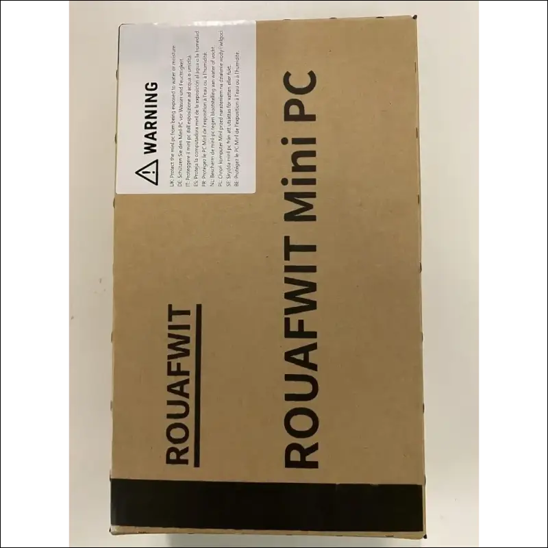 ROUAFWIT Mini PC N100 NAS 4 Bay Soft Router 3-in-1, DDR5 8G RAM 128G NVME SSD Office Desktop Micro Computer Network Storage, 2 x i226V 2.5GbE, Dual Fan, SPK/MIC