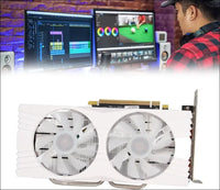 RX580 Desktop Graphics Card, 8GB GDDR5 256Bit RGB Gaming Video Card with Dual Cooling Fan for Computer PC, Support HD Dpoutput, PCI Express 3.0 Graphics Card for Game Office