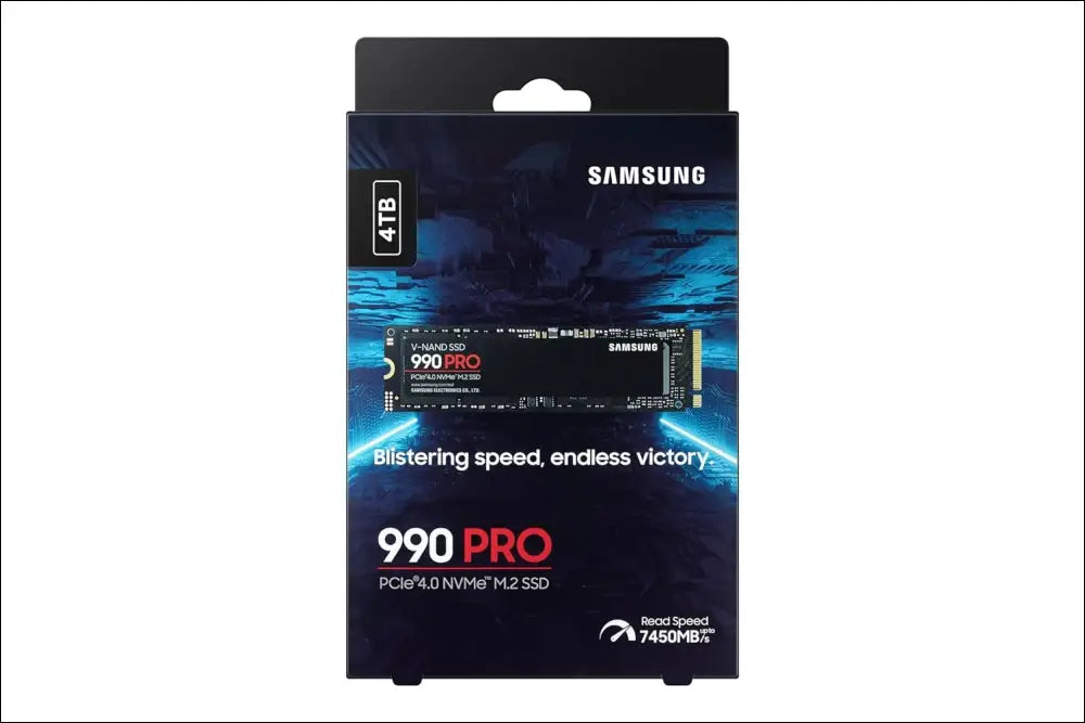 Samsung 9100 PRO Heatsink NVMe M.2 SSD, 4TB, PCIe 5.0, 14800MB/s Read, 13400MB/s Write, Internal SSD for PC/Console Gaming and Video Editing, Black, MZ-VAP4T0CW