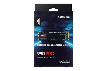 Samsung 9100 PRO Heatsink NVMe M.2 SSD, 4TB, PCIe 5.0, 14800MB/s Read, 13400MB/s Write, Internal SSD for PC/Console Gaming and Video Editing, Black, MZ-VAP4T0CW