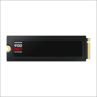Samsung 9100 PRO Heatsink NVMe M.2 SSD, 4TB, PCIe 5.0, 14800MB/s Read, 13400MB/s Write, Internal SSD for PC/Console Gaming and Video Editing, Black, MZ-VAP4T0CW
