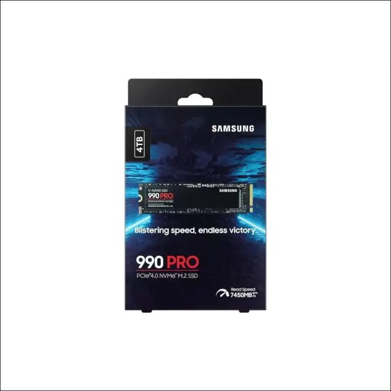 Samsung 9100 PRO Heatsink NVMe M.2 SSD, 4TB, PCIe 5.0, 14800MB/s Read, 13400MB/s Write, Internal SSD for PC/Console Gaming and Video Editing, Black, MZ-VAP4T0CW
