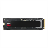 Samsung 9100 PRO Heatsink NVMe M.2 SSD, 4TB, PCIe 5.0, 14800MB/s Read, 13400MB/s Write, Internal SSD for PC/Console Gaming and Video Editing, Black, MZ-VAP4T0CW