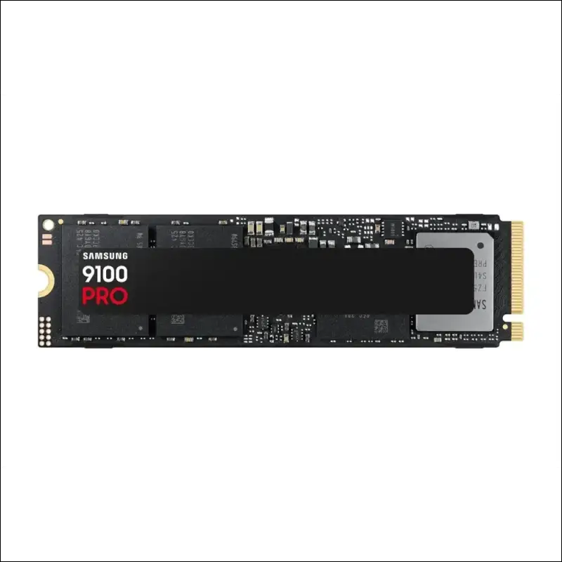 Samsung 9100 PRO Heatsink NVMe M.2 SSD, 4TB, PCIe 5.0, 14800MB/s Read, 13400MB/s Write, Internal SSD for PC/Console Gaming and Video Editing, Black, MZ-VAP4T0CW