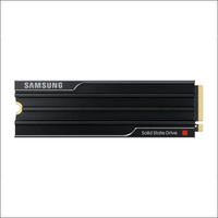 Samsung 9100 PRO Heatsink NVMe M.2 SSD, 4TB, PCIe 5.0, 14800MB/s Read, 13400MB/s Write, Internal SSD for PC/Console Gaming and Video Editing, Black, MZ-VAP4T0CW