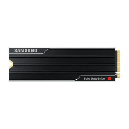 Samsung 9100 PRO Heatsink NVMe M.2 SSD, 4TB, PCIe 5.0, 14800MB/s Read, 13400MB/s Write, Internal SSD for PC/Console Gaming and Video Editing, Black, MZ-VAP4T0CW