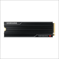 Samsung 9100 PRO Heatsink NVMe M.2 SSD, 4TB, PCIe 5.0, 14800MB/s Read, 13400MB/s Write, Internal SSD for PC/Console Gaming and Video Editing, Black, MZ-VAP4T0CW