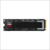 Samsung 9100 PRO NVMe M.2 SSD, 1TB, PCIe 5.0, 14,700 MB/s Read, 13,300 MB/s Write, Internal SSD for Gaming, Video Editing and AI, Black, MZ-VAP1T0BW