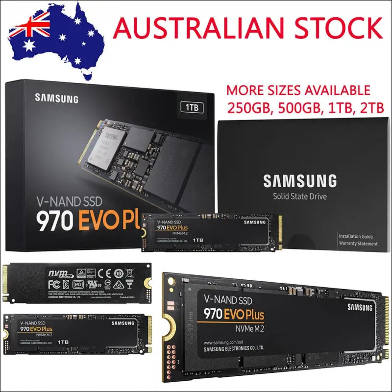 Samsung 970 EVO Plus 1TB 2TB NVMe PCIe SSD