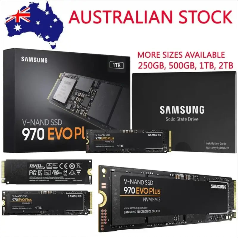 Samsung 970 EVO Plus 1TB 2TB NVMe PCIe SSD