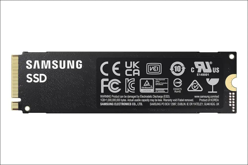 Samsung 980 PRO M.2 NVMe SSD (MZ-V8P2T0BW), 2 TB, PCIe 4.0, 7,000 MB/s Read, 5,000 MB/s Write, Internal Solid State Drive