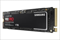 Samsung 980 PRO M.2 NVMe SSD (MZ-V8P2T0BW), 2 TB, PCIe 4.0, 7,000 MB/s Read, 5,000 MB/s Write, Internal Solid State Drive