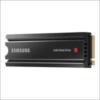 SAMSUNG 980 PRO SSD 1TB w/Heatsink PCIe Gen 4 NVMe M.2 Internal Solid State Drive, Heat Control, Max Speed, PS5 Compatible