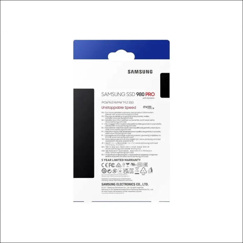 SAMSUNG 980 PRO SSD 1TB w/Heatsink PCIe Gen 4 NVMe M.2 Internal Solid State Drive, Heat Control, Max Speed, PS5 Compatible
