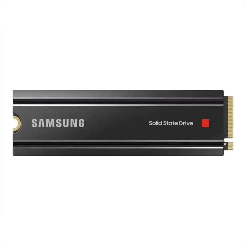 SAMSUNG 980 PRO SSD 1TB w/Heatsink PCIe Gen 4 NVMe M.2 Internal Solid State Drive, Heat Control, Max Speed, PS5 Compatible