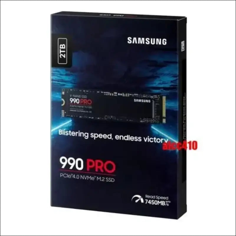 Samsung 990 PRO 2TB SSD PCIe Gen4.0 NVMe M.2 2280 Internal MZ-V9P2T0