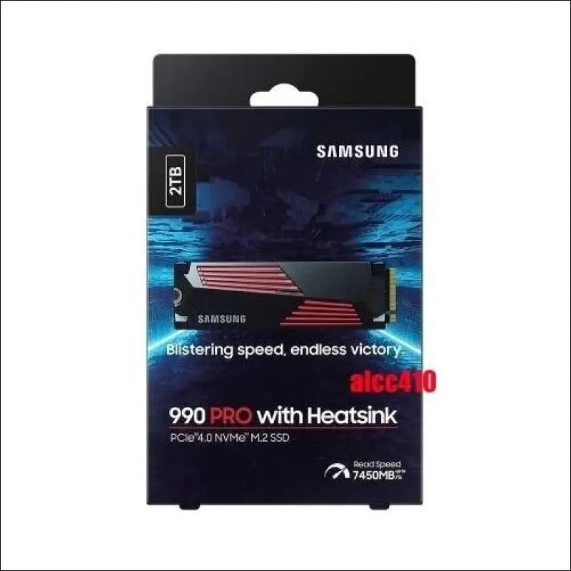 Samsung 990 PRO 2TB SSD PCIe Gen4.0 NVMe M.2 2280 with Heatsink MZ-V9P2T0