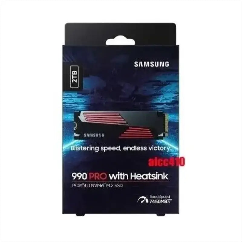 Samsung 990 PRO 2TB SSD PCIe Gen4.0 NVMe M.2 2280 with Heatsink MZ-V9P2T0