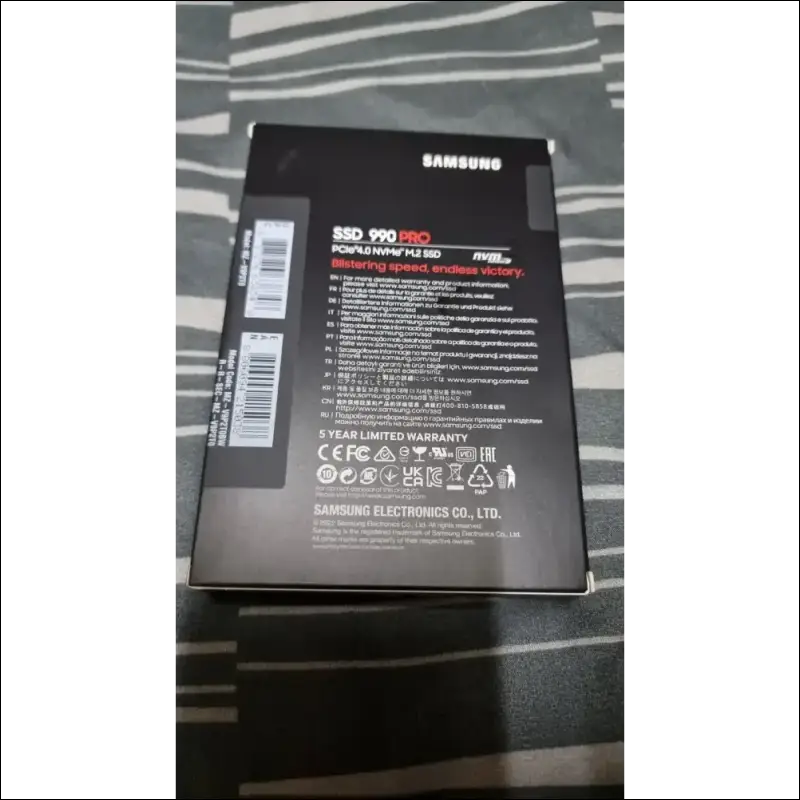 Samsung 990 PRO SSD, 2TB, Internal, M.2 PCIe 4.0 NVMe SSD