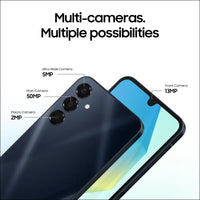 SAMSUNG Galaxy A16 5G A Series Cell Phone, Large AMOLED Display, Durable Design, Super Fast Charging, 128GB, Blue Black [AU Version]