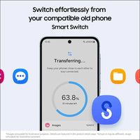 Samsung Galaxy A55 5G, Android Smartphone, 8GB RAM, 128GB Storage, 50MP Camera, Long Battery Life, Awesome Navy