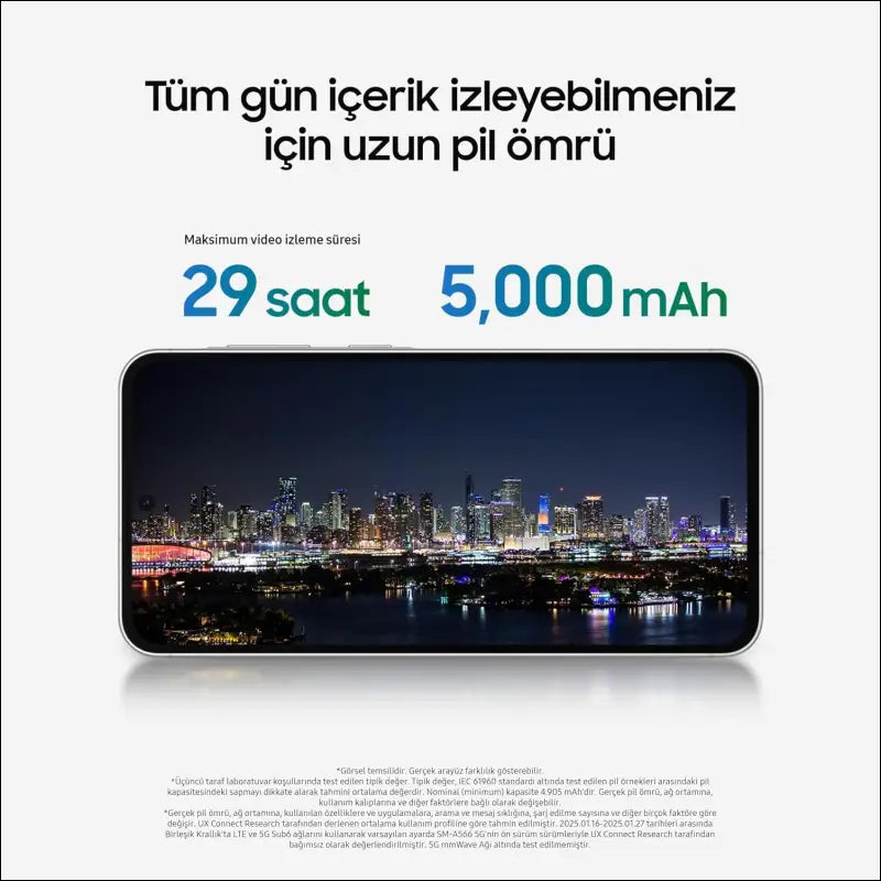 Samsung Galaxy A56 5G, Android Smartphone, 256GB Storage, 8GB RAM, Anthracite, 6X Operating System Upgrade, Big Screen, Long Battery Life, 8GB + 256GB