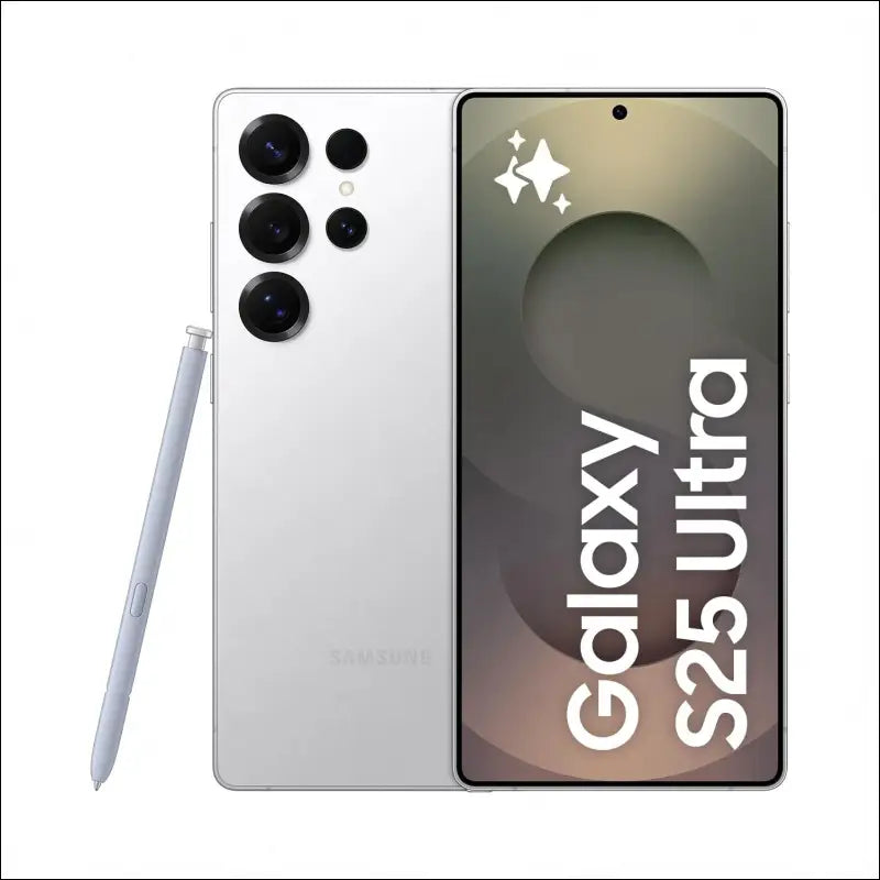 Samsung Galaxy S25 Ultra, AI Smartphone, Galaxy AI, Android Smarphone, 12 GB Memory, 256 GB Storage, 200 MP Camera, S Pen, Long Battery Life, Titanium Silver [AU Version]
