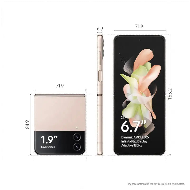 Samsung Galaxy Z Flip 4 5G, 128GB, Bora Purple (Renewed)