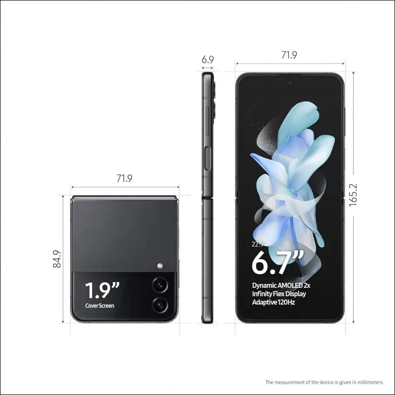 Samsung Galaxy Z Flip 4 5G, 128GB, Bora Purple (Renewed)
