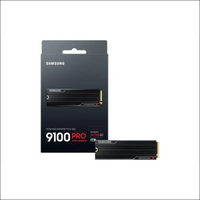 SAMSUNG Memory MZ-VAP1T0CW 9100 PRO Internal SSD with 1TB Heatsink, PCIe 5.0 x4, NVMe 2.0, SSD Designed for Professionals and Gamers, Compatible with PC and PlayStation 5