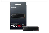 SAMSUNG Memory MZ-VAP1T0CW 9100 PRO Internal SSD with 1TB Heatsink, PCIe 5.0 x4, NVMe 2.0, SSD Designed for Professionals and Gamers, Compatible with PC and PlayStation 5