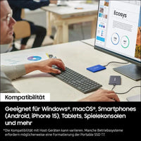 SAMSUNG SSD T7 1TB Portable External SSD, Up to USB 3.2 Gen 2, Reliable Storage for Gaming, Students, Professionals, Grey