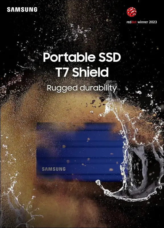 SAMSUNG SSD T7 2TB Portable External SSD, Up to USB 3.2 Gen 2, Reliable Storage for Gaming, Students, Professionals, Grey